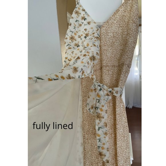 FLORAL WRAP SUMMER DRESS - Picture 7 of 10